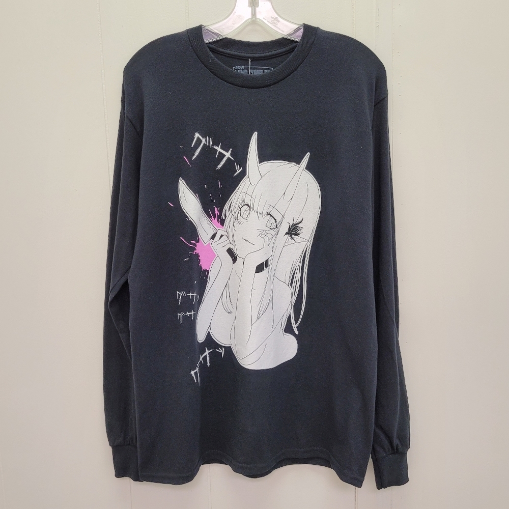 Spencer's Lewd Complex "Yandere Yurei" Unisex Long Sleeve Graphic Tee
